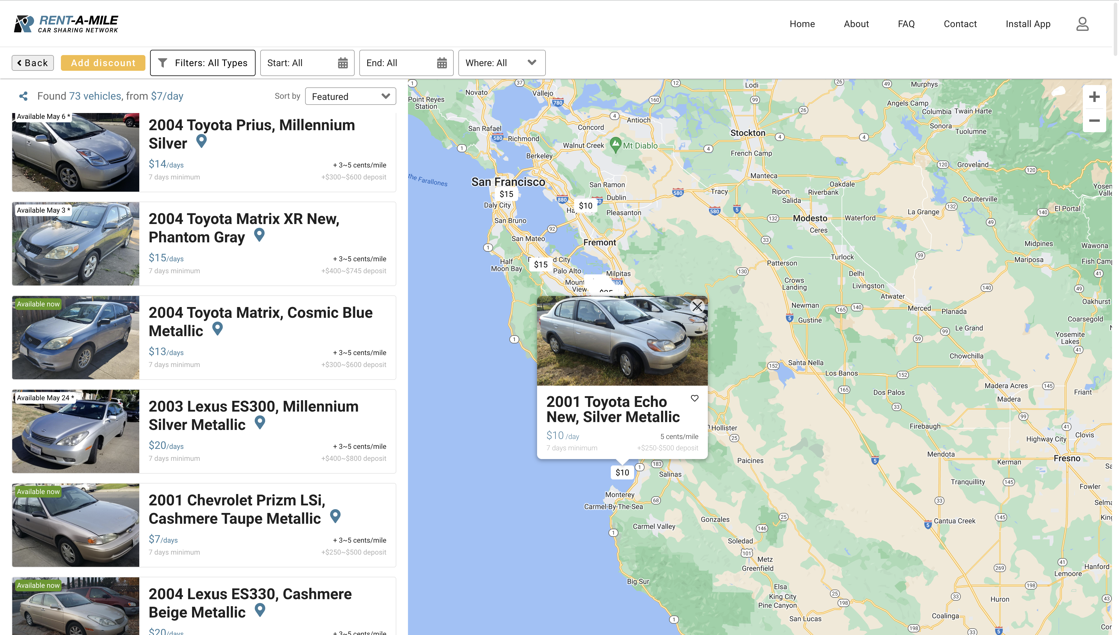 Car Sharing App